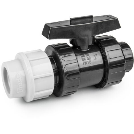 Vanne à sphère PN16 pour tuyaux PE 25mm/ fileté 3/4" femelle