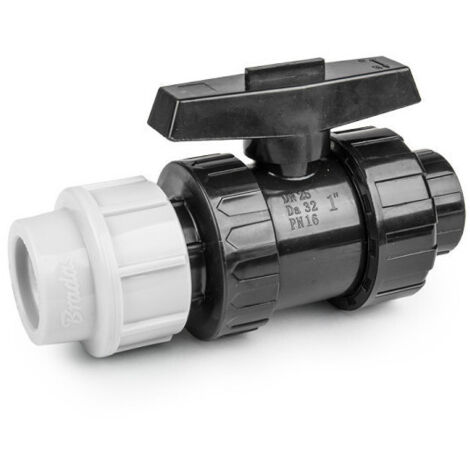 Vanne à sphère PN16 pour tuyaux PE 32mm / fileté 1 " femelle