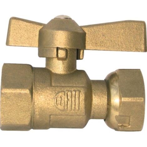 Vanne ACS écrou 20x27 femelle 15x21 avant ou après compteur - EZFITT EUROPE