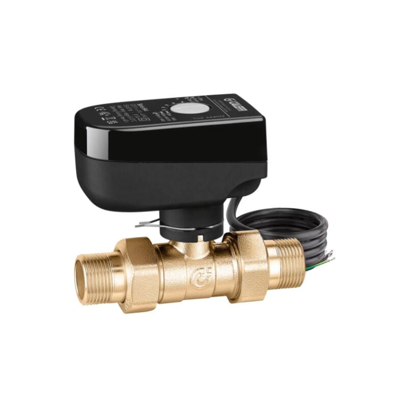 Robinet à boisseau sphérique motorisé 1/2', tension 24V Caleffi 644248 1/2'