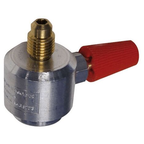 Vanne bouteille R600 gaz avec filetage plomberie – Compatible bouteilles R600/R134 – L13005321