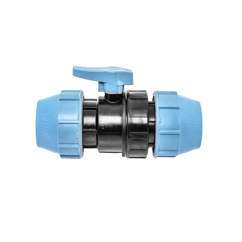 Vanne compression - Vanne à boisseau à compression pour tube PE unidelta Ø50