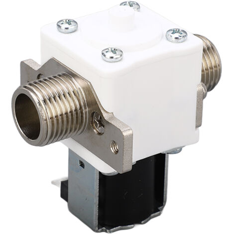 Vanne d'admission de chauffe-eau bobine en laiton botier PC bonne étanchéité électrovanne électrique G1/2in DC12V