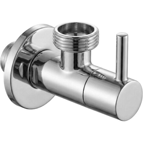 Vanne D'Angle Rea 1/2" X 3/4" Chrome