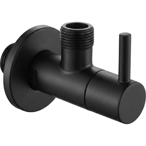 Vanne D'Angle Rea 1/2" X 3/8" Black