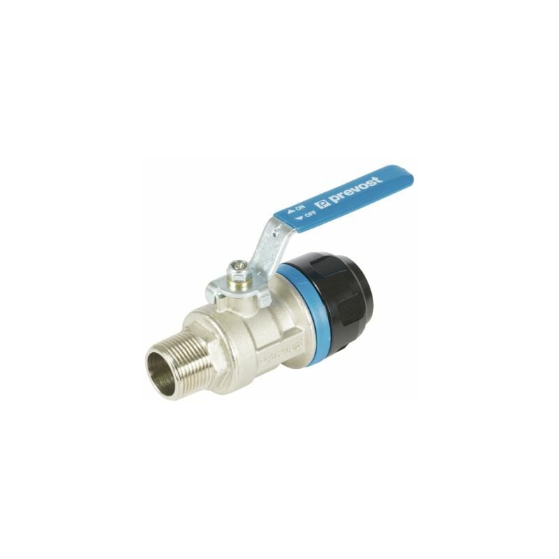 Prevost - Vanne d'arrêt Aluminium filetage r 3/4, dia. 25mm ( Prix pour 1 )