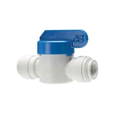 Vanne d'arrêt droite en polypropylène, 8 mm, pour eau potable
