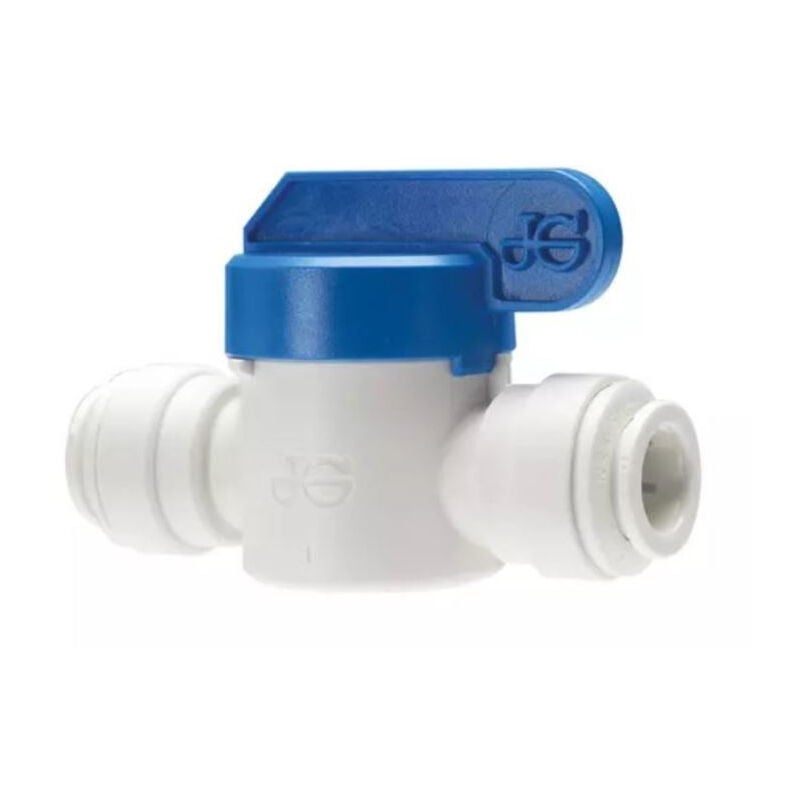 Vanne d'arrêt droite Push-Fit Speedfit en polypropylène pour tuyau 12 mm