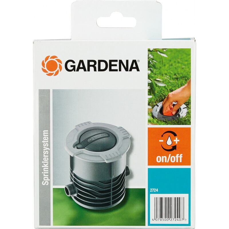 Gardena - Vanne d'arret Noir/Gris 30 x 20 x 20 cm 02724-20