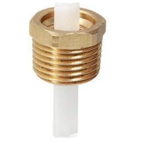 Vanne d'arrêt pour les soupapes de ventilation Giacomini R160Y001 - R160Y002  1/4" x 3/8"