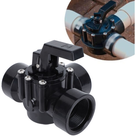 Vanne de Branchement Universelle pour Piscine G1-1/2, Valve de Porte de Pompe à Sable 4517, Vanne de Détournement pour Spa