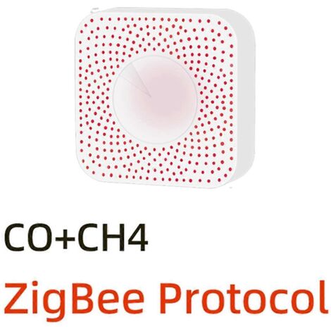 Vanne de capteur de gaz naturel et de monoxyde de carbone Tuya Smart Zigbee -