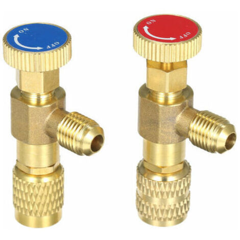 Vanne De Charge De Refrigerant R12 R410, Soupape De Securite De Liquide Refrigerant De Climatisation Vannes De Controle De Debit En Cuivre Soupape De Securite En Cuivre Et Fluor