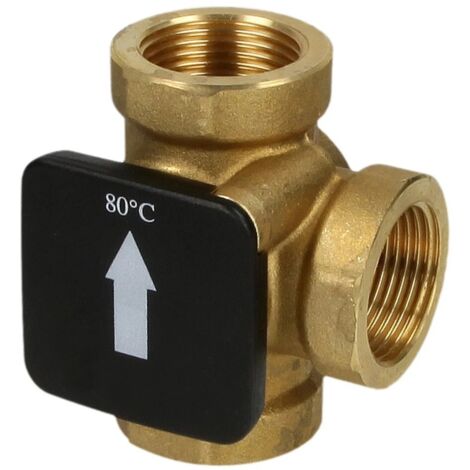 Vanne de charge thermique 1 1/4’’ FF température d'ouverture +80 °C