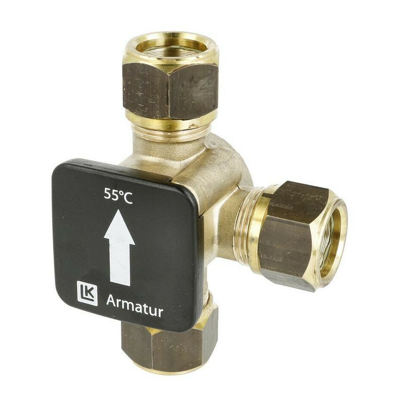 Le Sanitaire - Vanne de charge thermique 22 mm température d'ouverture +55 °c