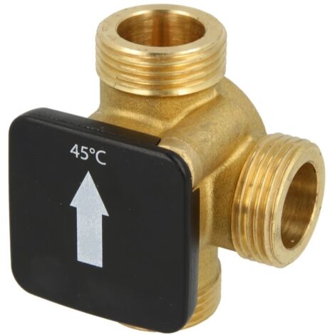 Vanne de charge thermique 3/4’’ FM avec température d'ouverture +45 °C