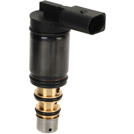 Vanne de commande électronique de compresseur AC KIMISS pour moteur 2.0L, en métal + ABS, vanne solénoïde, facile à installer, compatible avec le compresseur 6SEU14C.