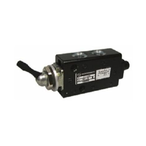 Vanne de contrôle pneumatique RS PRO Vanne 5 / 2 manuelle Super X Bascule 5/2, G 1/8, 1/8pouces ( Prix pour 1 )