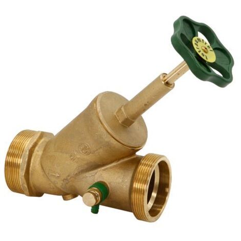 Vanne de débit libre JS, multifonction extérieure avec décharge, raccords rapides, DN50, AG2 3/8", DVGW