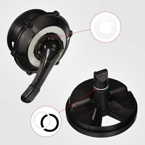 Vanne de filtre de piscine Vario-Flo, compatible avec le modèle Hayward 1 1/2" SP0710