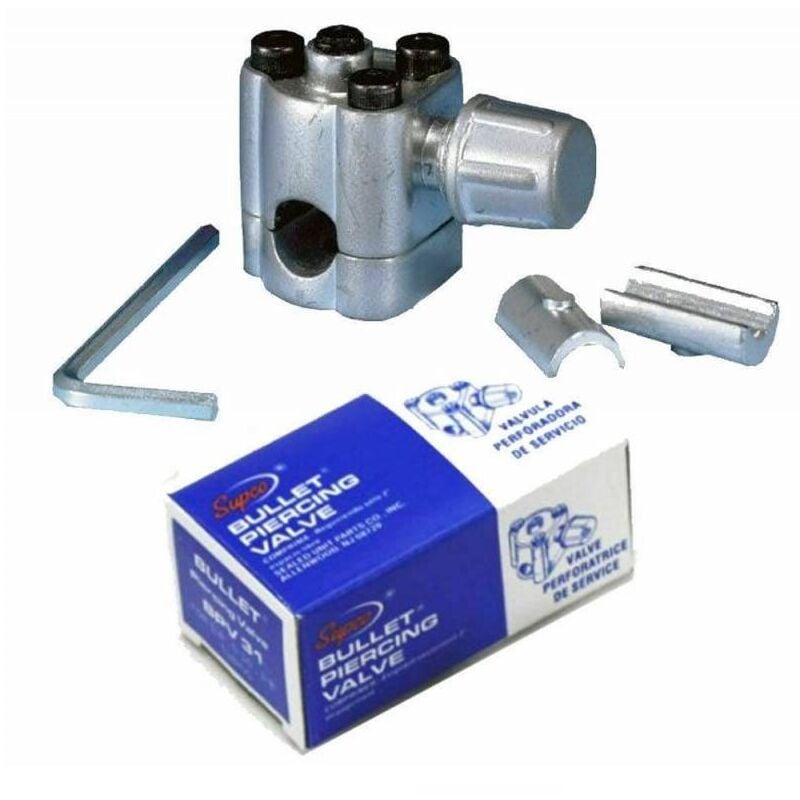 Vanne de forage à charge rapide 1/4 à 5/16 Supco BPV31