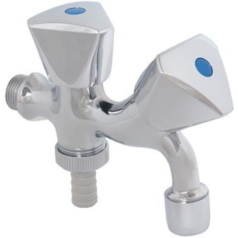 Vanne de mélange combinée pour lave-linge JS, SV, perlateur, 3 voies, diamètre intérieur 15 mm, 1/2", poli brillant