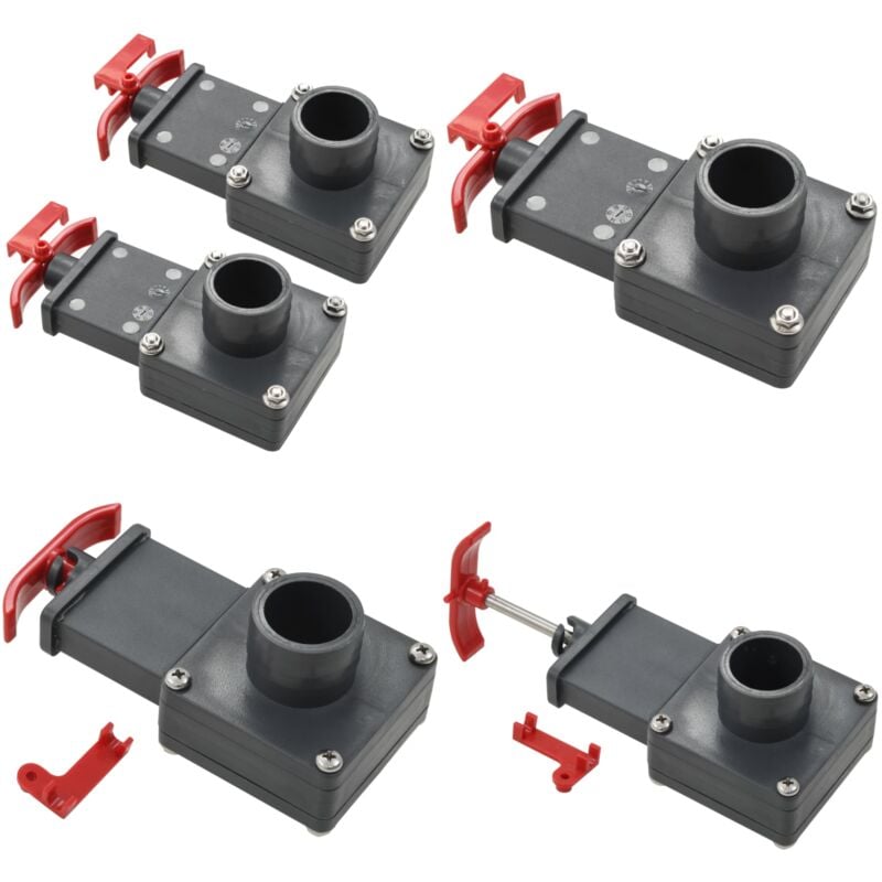 Vanne de portail de piscine 2 pcs 1,5 - vanne de portail de piscine - vannes de portail de piscine - Home & Living