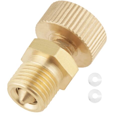 Vanne de Purge D'air en Laiton 10 X 1 Mm - Accessoire de Remplacement pour Vis électriques Haute Pression