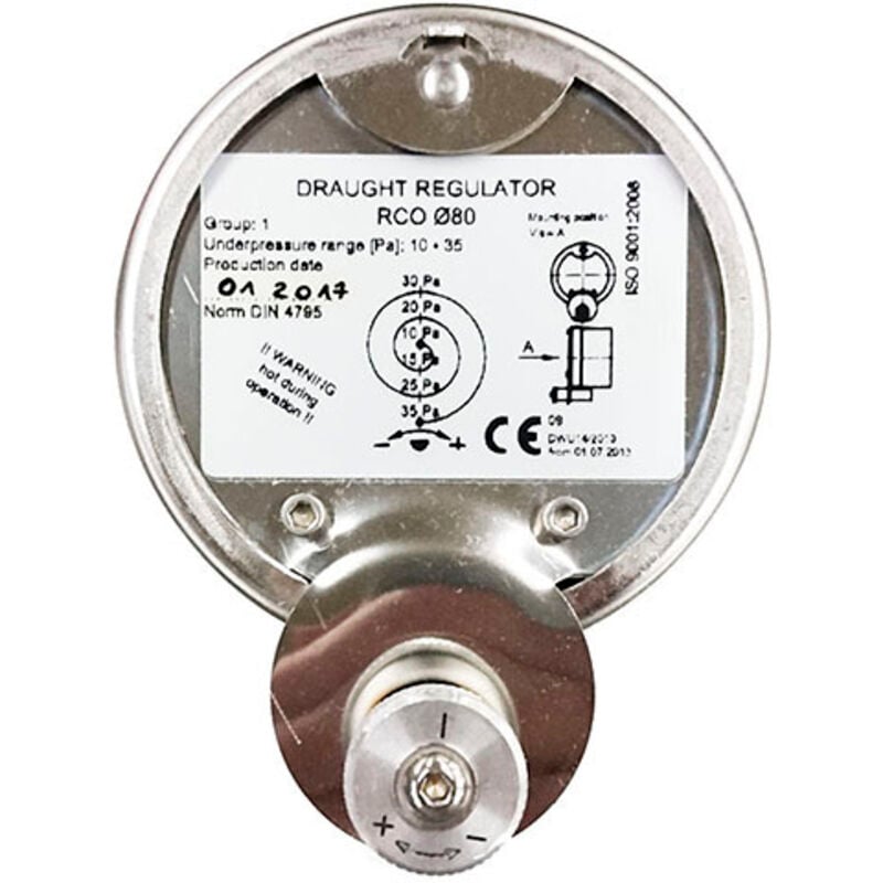 Darco - Vanne de régulation de tirage ce dn 120 conduit de fumée.