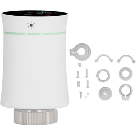 Vanne de Radiateur Intelligente, Thermostat Mini avec Passerelle Tuya/ZigBee pour Température Constante