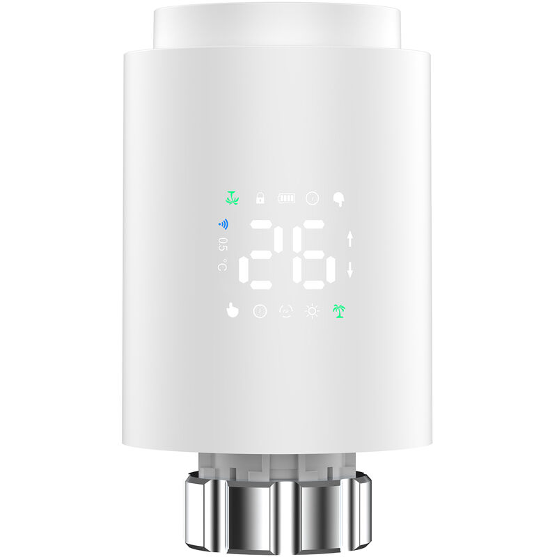 Vanne de radiateur thermostatique vanne de radiateur intelligente vanne de thermostat intelligente prenant en charge le contrôleur de radiateur de