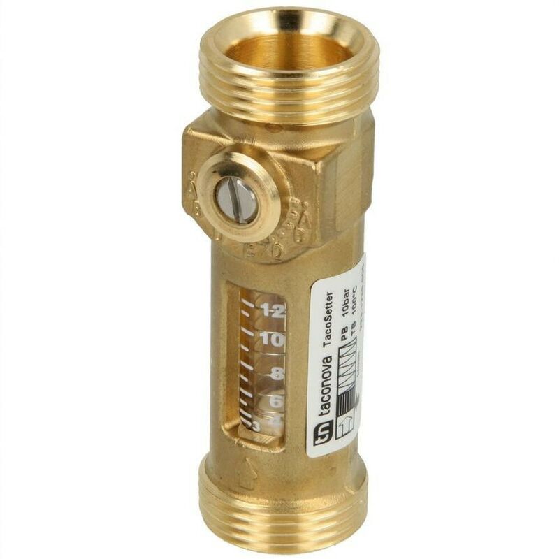 Vanne de réglage et d'équilibrage TacoSetter Inline 100 fm 3 - 12 litres