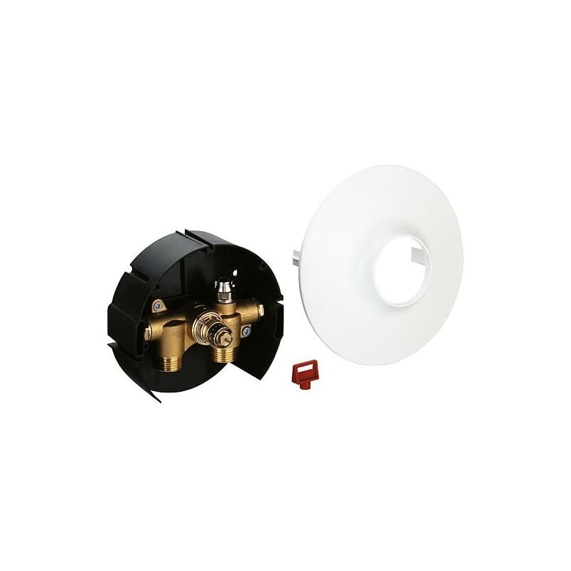 Danfoss - Régulation FHV-A20 pour une seule pièce, couvercle rond, couleur blanche