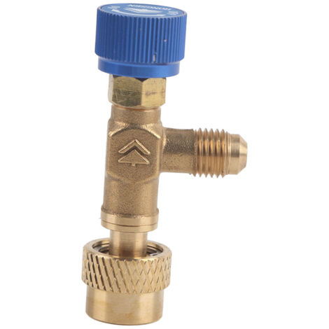 Vanne de régulation de débit 1/4'' pour fluide frigorigène R22, raccord pour tuyau de charge