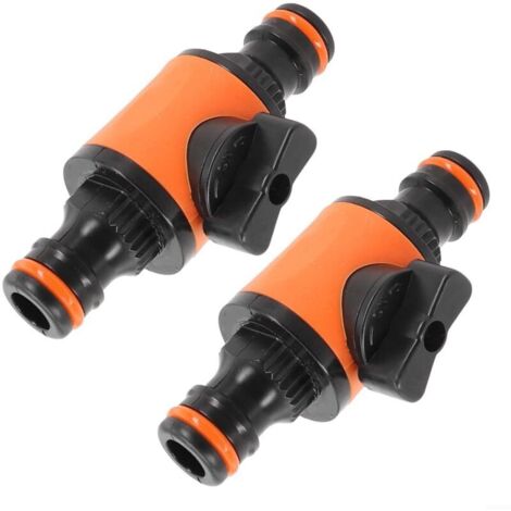 Vanne de régulation du débit d'eau pour tuyau d'arrosage Longueur du tuyau avec raccord rapide de 16 mm