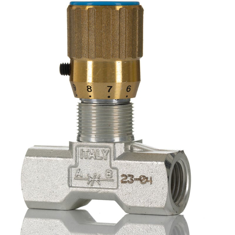 Rs Pro - Vanne de régulation du débit hydraulique bsp 1/4, 210 bar Bars ( Prix pour 1 )