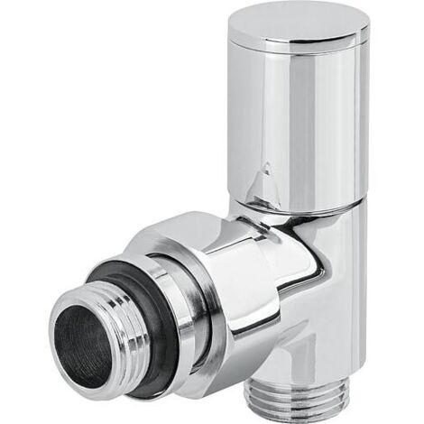 Vanne de régulation et d’arrêt 200TA, chromée DN15 (1/2"), forme équerre