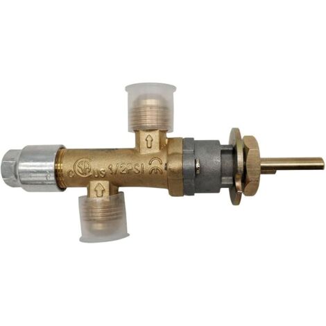 Vanne de sécurité pour foyer au propane avec entrée et sortie 3/8" - Valve de dispositif de défaillance de flamme