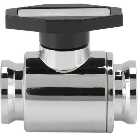 Vanne de vidange laiton haute qualité pour refroidisseur d'eau PC, filetage femelle G1/4, accessoire FM YGNSS (Noir)