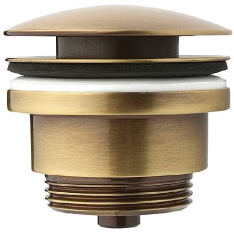 Vanne de vidange Pop-Up Bouchon bronze Rétro Garniture de vidange