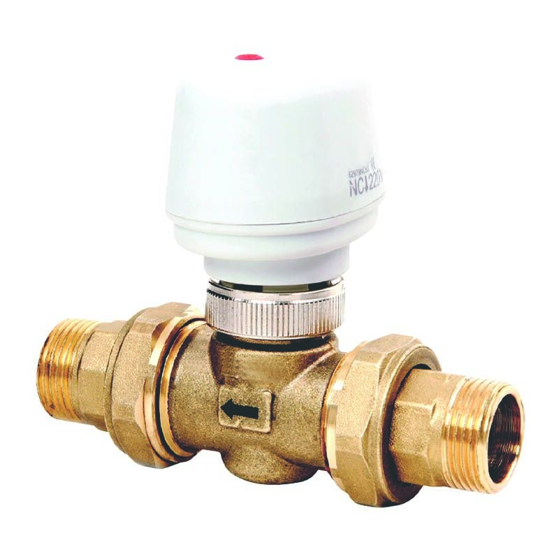 Vanne de zone à piston avec actionneur 2 voies 1/2