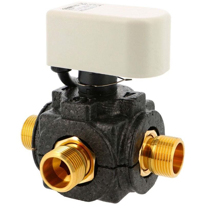 Vanne de zone motorisée chauffage et rafraîchissement ouverture 10 secondes 3 voies Mâle 1' (26/34) Thermador