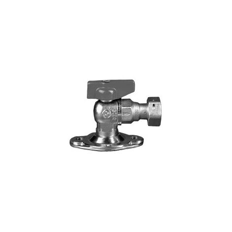 Vanne d'entrée pivotante DN 15 avec raccord 3/4"-7/8".