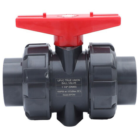Vanne double union à coller diam 40 mm vanne boisseau pvc robinet boisseau sphérique robinet à bille sph