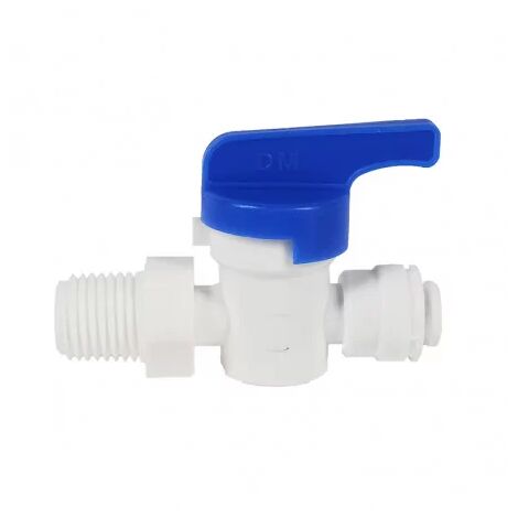 Vanne Droite Filetage 1/4 pour Tube 1/4