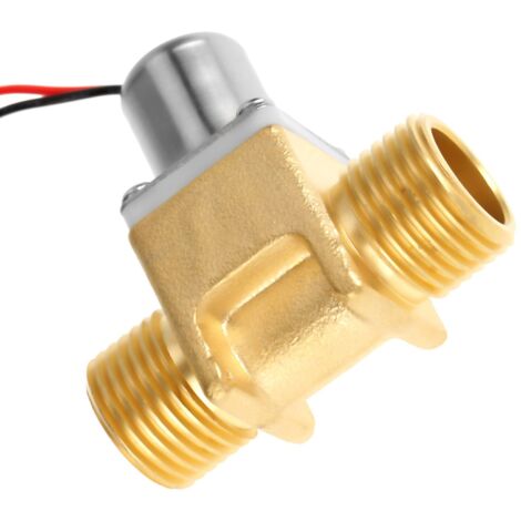 Vanne électromagnétique laiton 1/2" DC 4.5V pour débit d'eau