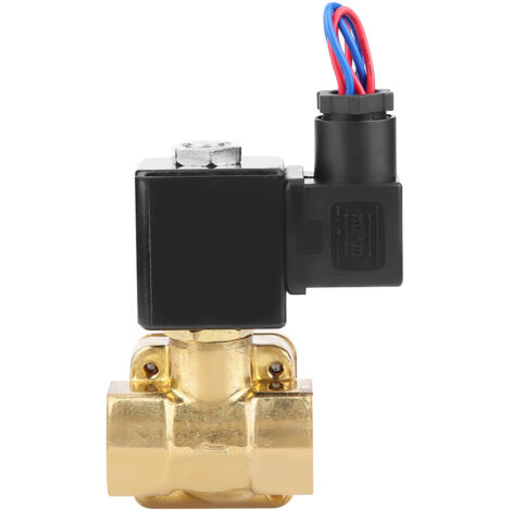Vanne électrovanne à membrane 2 voies normalement fermée 110V AC, pression 1.6MPa, raccord G1/4'' pour applications industrielles