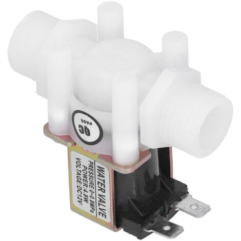 Vanne électrovanne G1/2 pour fontaine à eau, commande d'entrée normalement fermée, 12V DC
