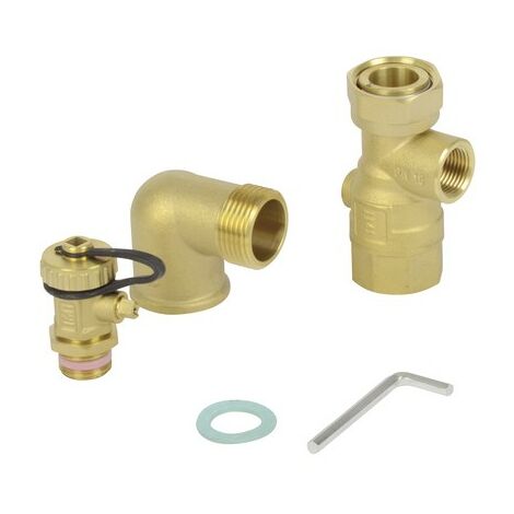 Vanne équerre d'isolement et de vidange  - IMI HYDRONIC : 30101050601