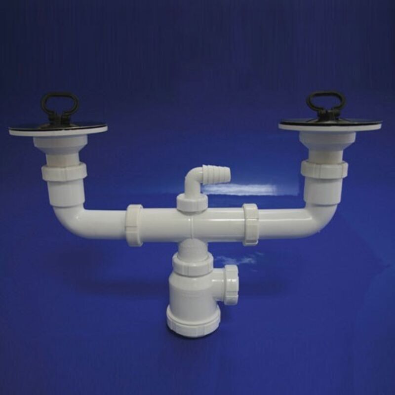 Vanne Extensible Double Siphon T-44-E 1 1/2 Ø115